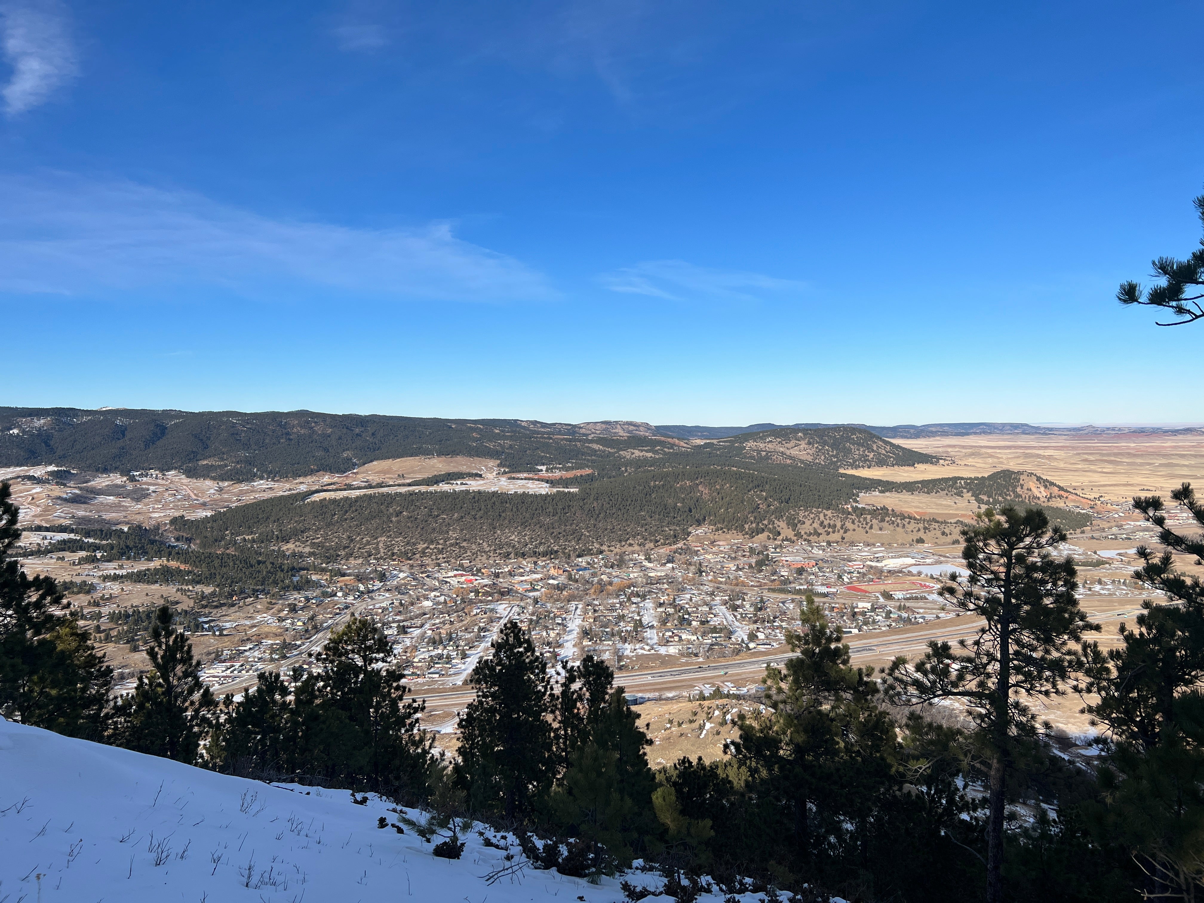 Sundance town below Sundance Mountain